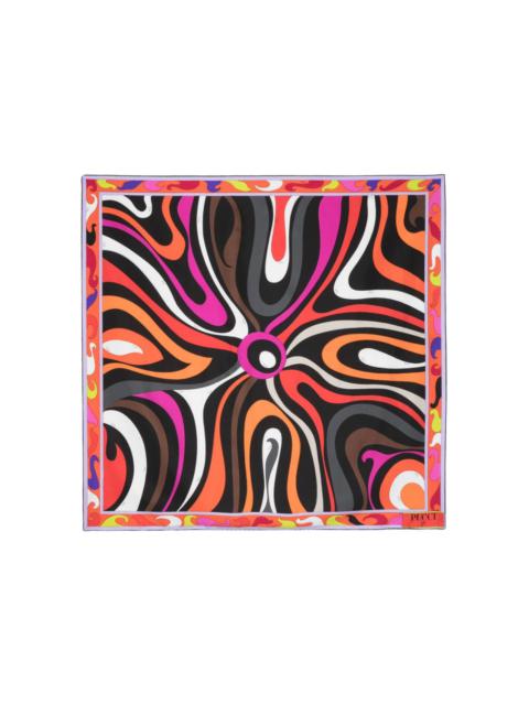 PUCCI large Marmo-print silk scarf