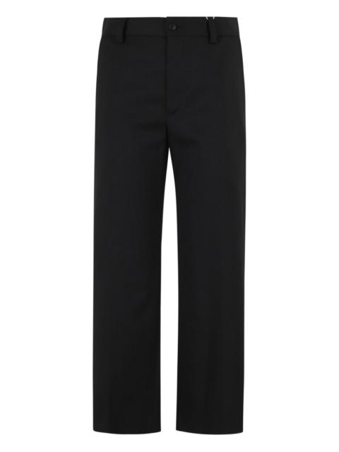 MM6 Maison Margiela stitching straight-leg trousers