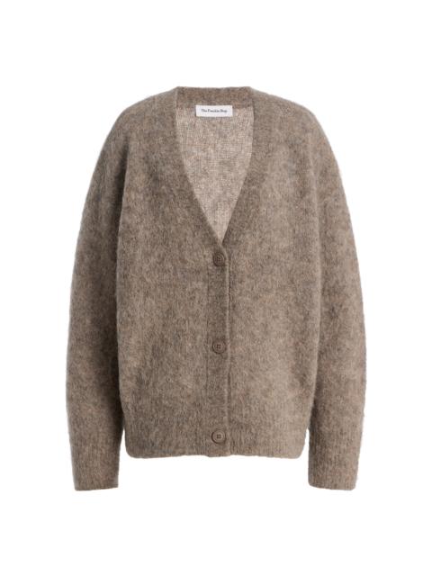 The Frankie Shop Elland Knitted Cardigan brown