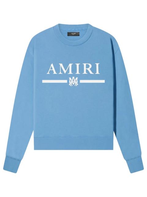 AMIRI MA Bar Logo Sweater "Carolina Blue / White" PS23MJL003 450