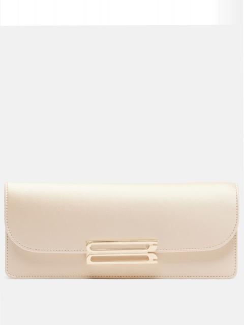 Victoria Beckham Dorian East-West satin clutch
