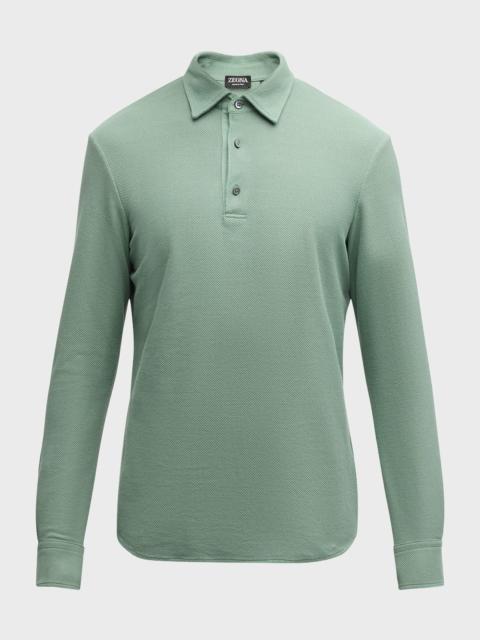 Men's Cotton Jersey Pique Polo Shirt