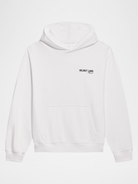 Helmut Lang Men's Ski Map Cotton Hoodie