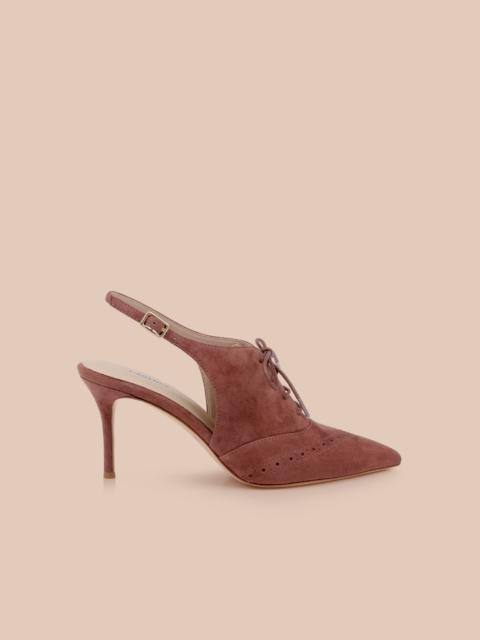 L'AGENCE Shreya Suede Slingback Pump