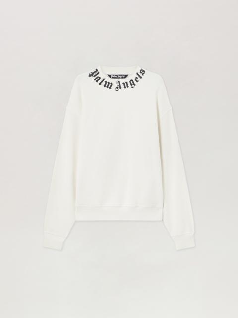 Palm Angels Neck Logo Sweatshirt