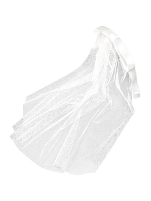 Jennifer Behr Women's Gretta Bow Voilette Silk Headband - Cream