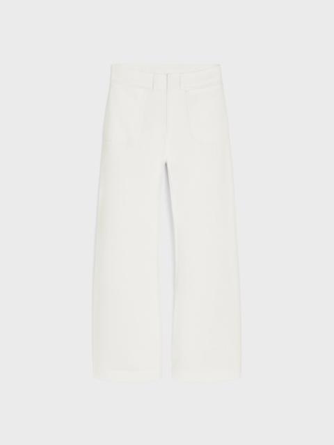 CELINE flare jeans 002 IN INDIGO DENIM