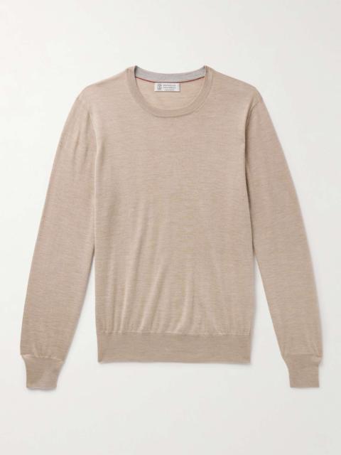 Brunello Cucinelli Cashmere and Silk-Blend Sweater
