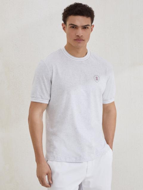 Brunello Cucinelli Cotton jersey crew neck T-shirt with logo