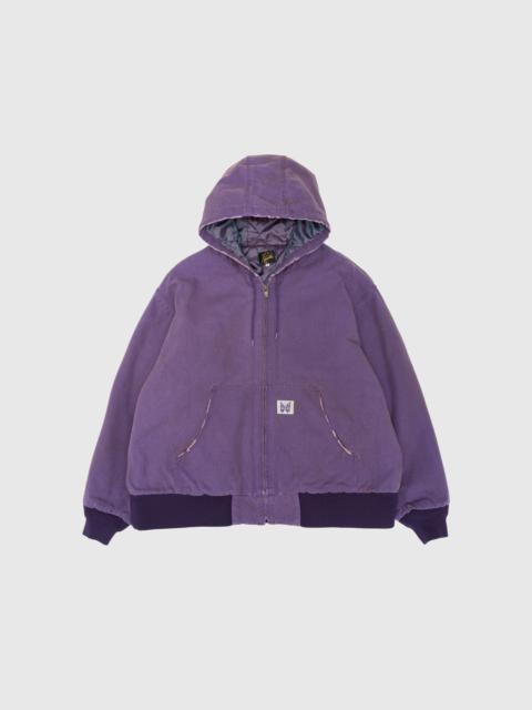 NEEDLES ZIPPED WORK HOODY