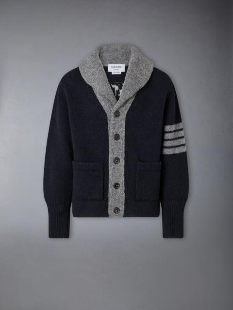 Thom Browne BROWNE 65 INTARSIA CARDIGAN JACKET
