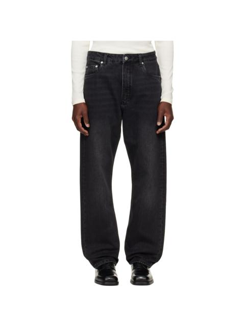 Studio Nicholson Black Riso Straight Leg Jeans