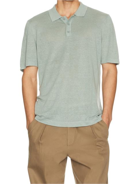 onia Linen Sweater Polo