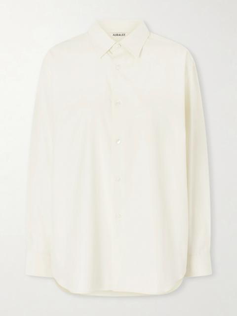 AURALEE Finx Cotton-twill Shirt