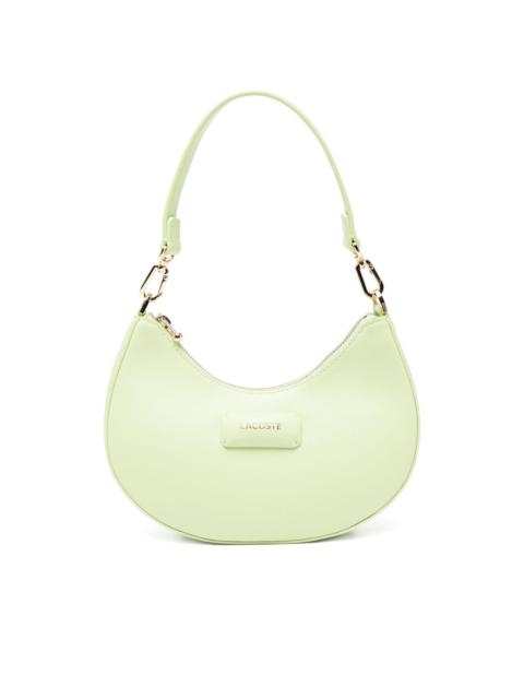 LACOSTE logo-appliqué half-moon bag