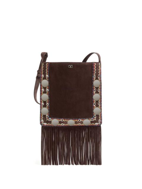 Valentino Nellcôte suede shoulder bag