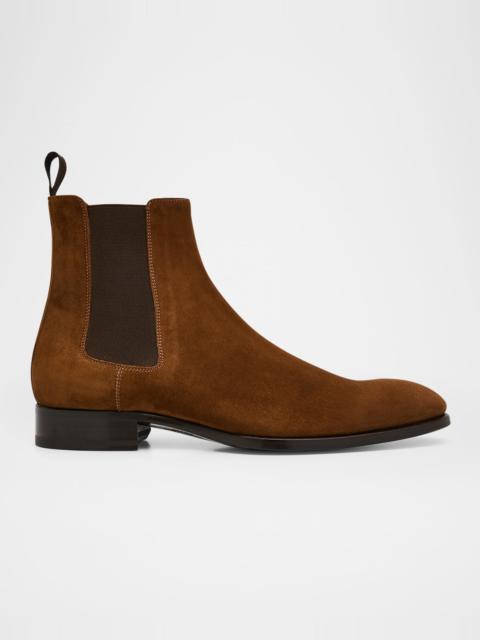 Brioni Men's Suede Chelsea Boots