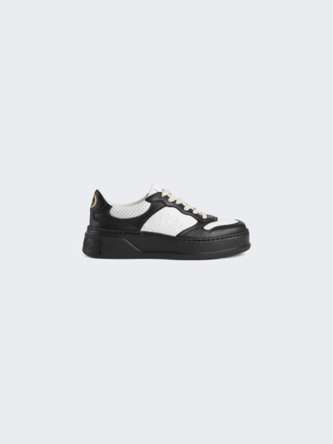 GUCCI GG Embossed Sneaker Black and White