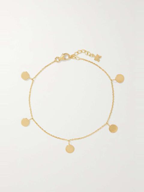 Dot 14-karat gold bracelet