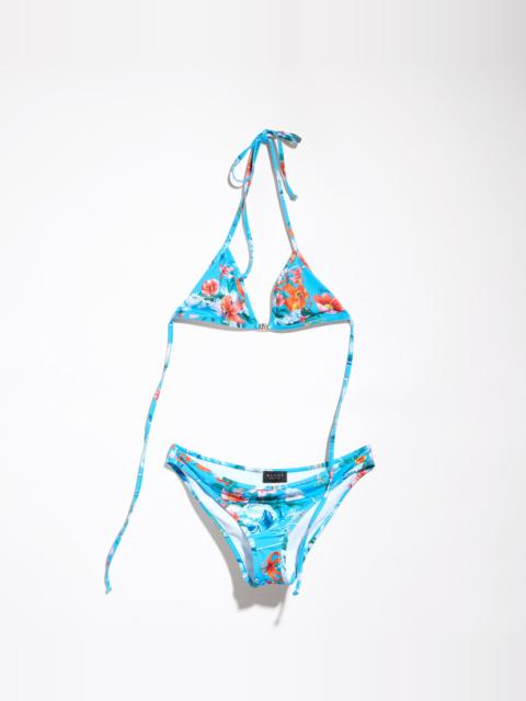GUCCI Printed stretch jersey bikini