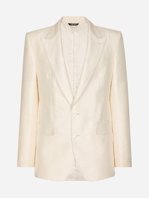 Dolce & Gabbana Faille silk Sicilia-fit suit