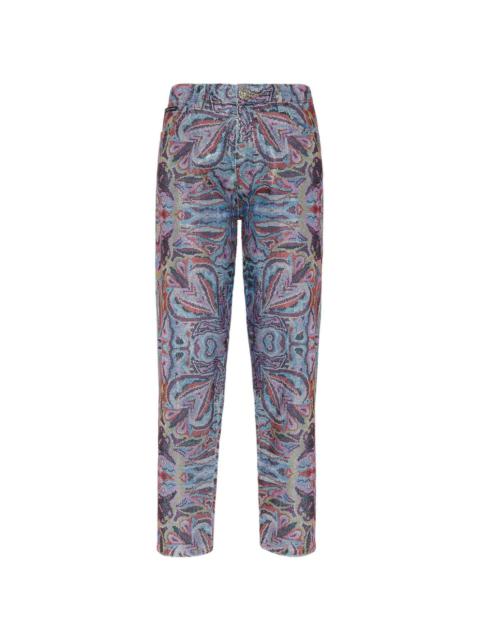 PHILIPP PLEIN Crystal Circus cropped jeans