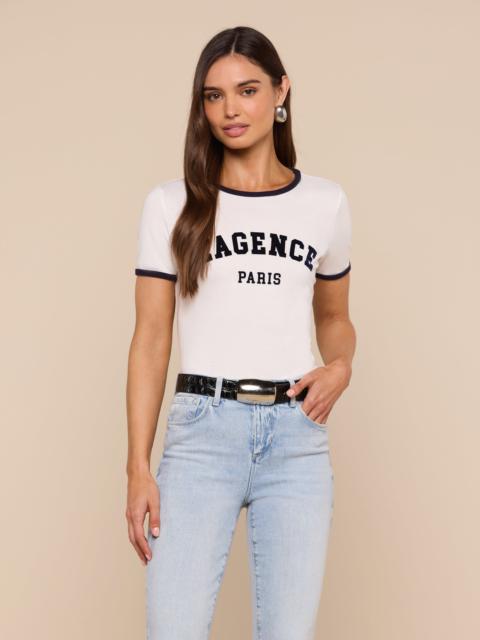 L'AGENCE Tommie Crewneck Tee