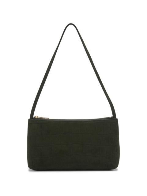 Mansur Gavriel Women's Gaia Suede Croc-Embossed Shoulder Bag - Moss