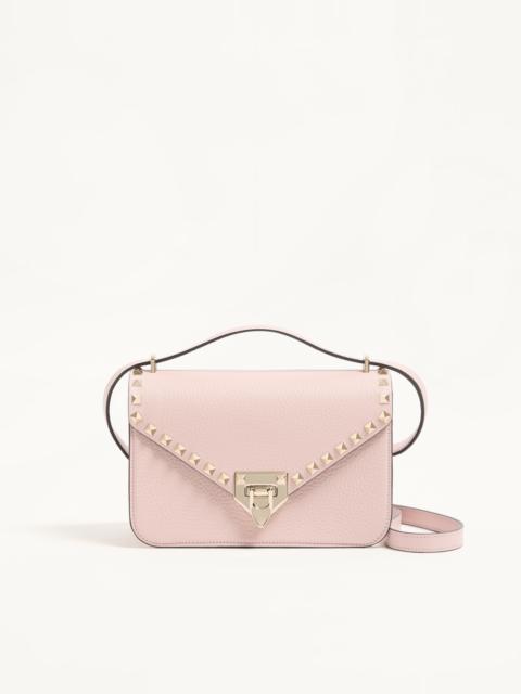 Valentino VALENTINO GARAVANI ROCKSTUD SMALL SHOULDER BAG IN GRAINY CALFSKIN