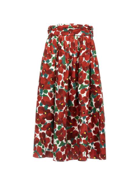 CAROLINA HERRERA printed skirt