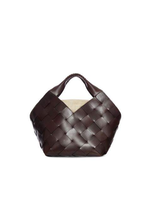 DRAGON DIFFUSION small woven-design tote bag