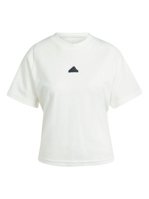 (WMNS) adidas Z.N.E. T-shirt Asia Sizing 'White' IS3920