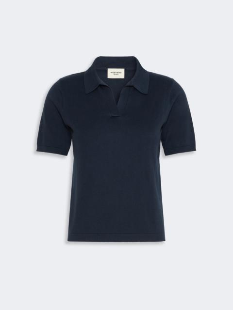 WEEKEND Max Mara RONCOLO Silk and cotton yarn sweater - NAVY
