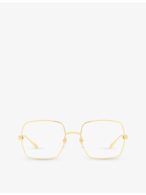 GUCCI GG1434O square-frame metal optical glasses