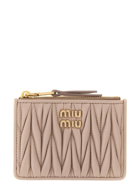 Miu Miu Matelassé Nappa Leather Card Holder