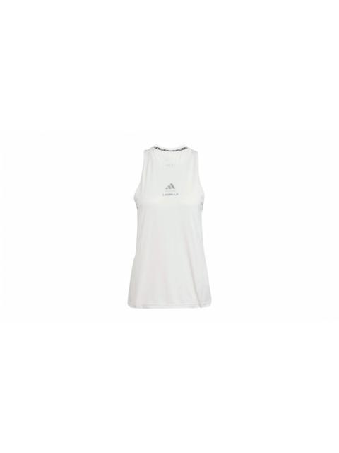 adidas adidas Women's Les Mills Graphic Tank Top Chalk White