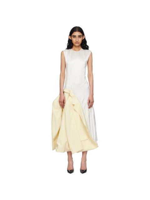 HODAKOVA Off-White Inside Out Suit Jacket Maxi Dress