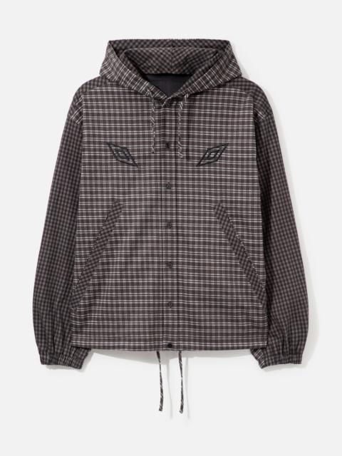 umbro SLAM JAM X UMBRO DOUBLE PLAID OVERSHIRT DARK