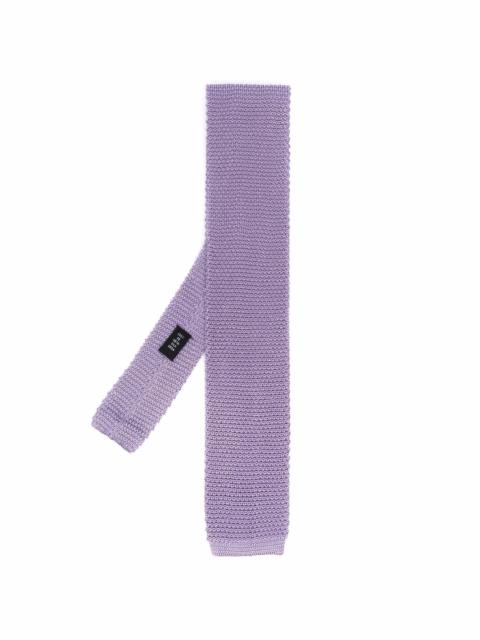 CORNELIANI knitted square-tip scarf