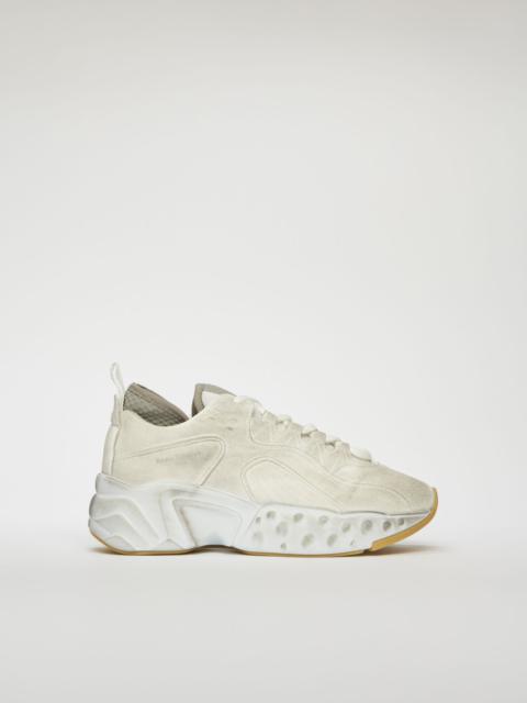 Acne Studios Manhattan Tumbled sneakers - White