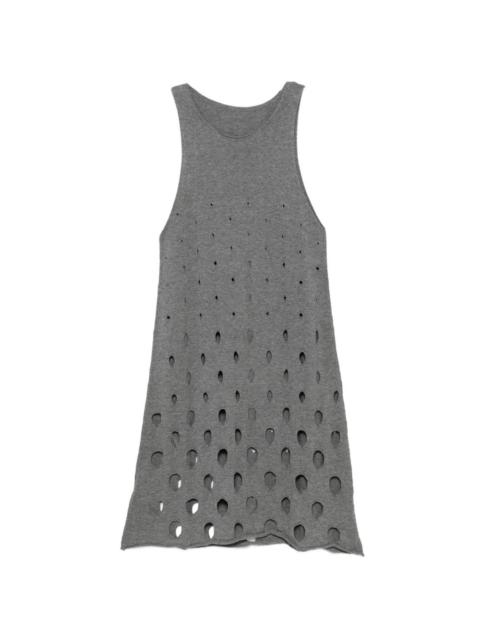 gimaguas Aros perforated sleeveless dress