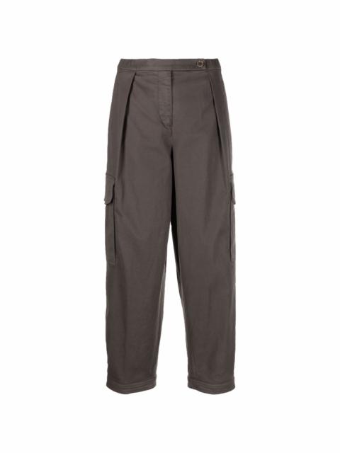 cropped cargo trousers