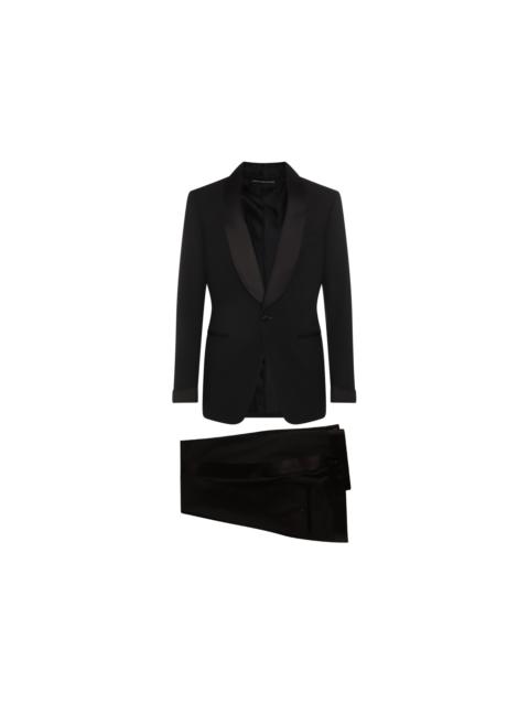 TOM FORD BLACK WOOL SUITS
