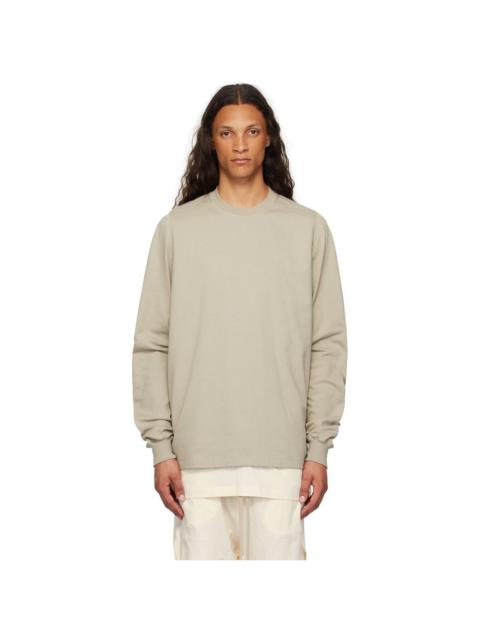 【関税&送料込】Rick Owens Ivory Jersey Shirt Rick Owens Level Long Sleeve T-Shirt in White | SVD