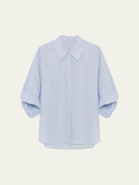 SIMKHAI Gemma Three-Quarter Sleeve Shirt