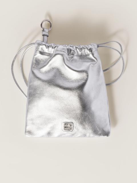 Miu Miu Nappa leather pouch