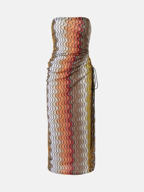 Missoni Wave lamé beach dress