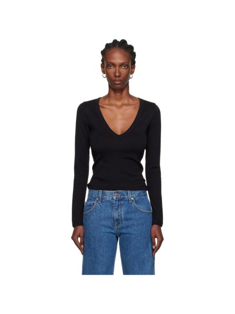FLORE FLORE Black Dewi Longsleeve T-shirt