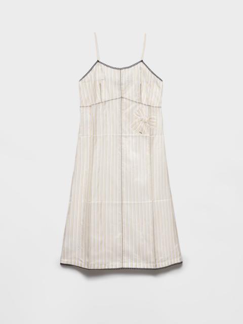 Prada Striped dress with bow
