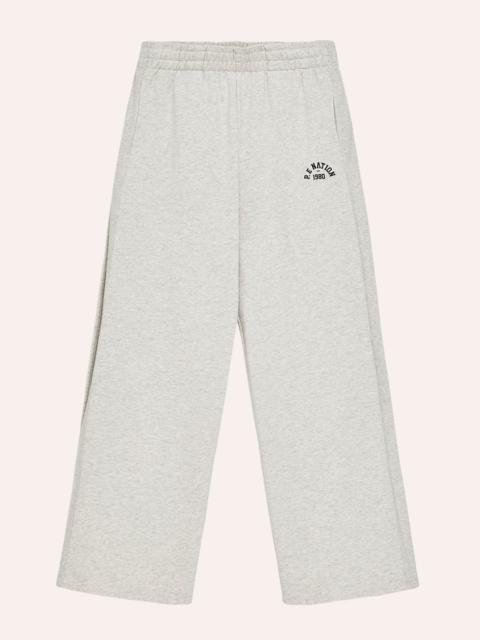 P.E NATION SWERVE TRACKPANT IN GREY MARLE